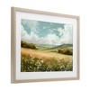 Stupell Industries Scenic Daisy Valley Framed Print Under Glass Art - 2 of 4
