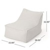 NicBex Bean Bag Chair,Beanbag Chair with Water Resistant Fabric,Lounge Sofa for Adults,Comfy Chair for Living Room Bedroom - 3 of 4