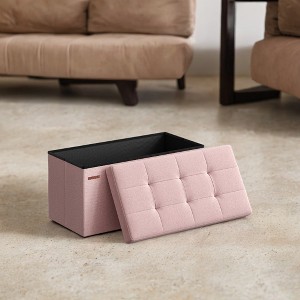 30" Storage Ottoman Bench, Ottoman with Storage, Ottoman Bench, Hold up to 660lb for Living Room - 1 of 4