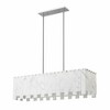 Z-Lite Viviana 5 - Light Island Pendant Light in  Polished Nickel - image 2 of 4