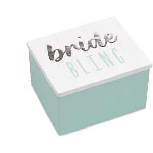 Pavilion Gift Company - Bride - 2.25" x 2" x 1.5" MDF Trinket Box - Decorative Boxes - 1 of 4