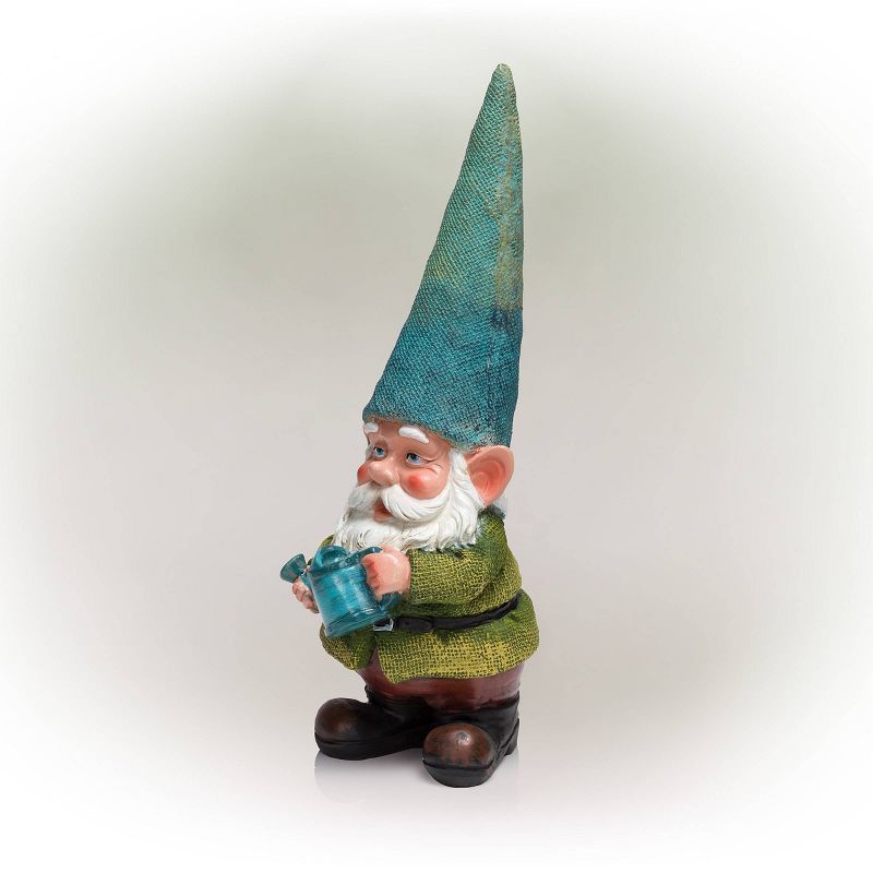 15&#34; Outdoor Polyresin Garden Gnome with Watering Can - Alpine Corporation, 5 of 8