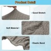 Unique Bargains Polyester Rectangular Stretchy Elastic Stool Cover Medium Fit Length 23"-27" - 3 of 4