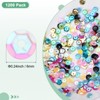 Unique Bargains PVC Durable Lightweight Sequin Embellishments 1200 Pcs - 3 of 4