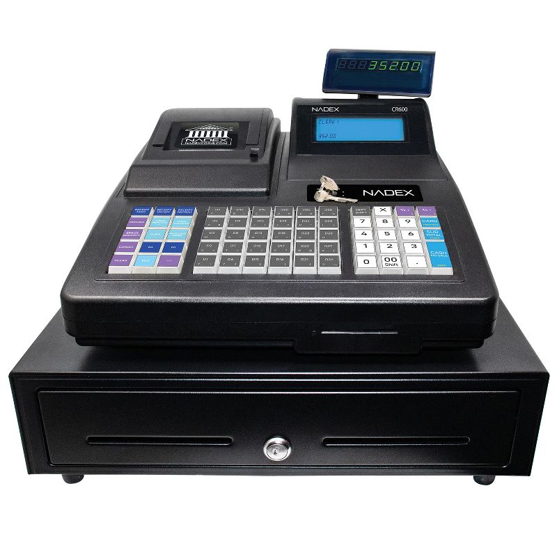 Nadex Coins™ CR600 Thermal-Print Electronic Cash Register, 4 of 8
