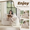 Gericco Giant Plush Bean Bag Chair for Adults - Oversized Beanbag Lazy Floor Sofa Accent Chair for Living Room, Bedroom, Cozy Fluffy Single Cloud - 4 of 4