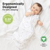 KeaBabies Organic Baby Sleep Sack Wearable Blanket, Baby Sleeping Bag 0-24 Months, Baby Sleep Sacks (KeaStory, S) - 2 of 4