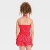 Girls' Smocked Floral Woven Halter Top - art class™ - 2 of 3