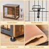 Yaheetech Industrial Multi-functional Dog Crate Furniture Wooden Dog Kennel - 4 of 4