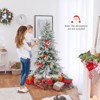 Tangkula 6/7/8 FT Artificial Christmas Tree w/1108 PE PVC Branch Tips & 250/340/450 LED Lights - 4 of 4