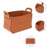 REGALWOVEN Chemical Fiber Collapsible Design Spacious Capacity Versatile Use Open Storage Bins 3 Pcs - 3 of 4