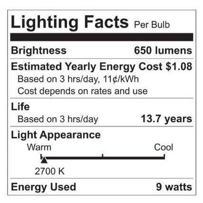 GE 9W 4pk BR30 Indoor Soft White LED Medium Base Light Bulb_1