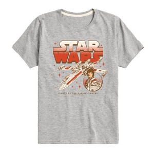 Boys' - Star Wars - Luke R2 Xwing Short Sleeve Graphic T-Shirt - 1 of 4