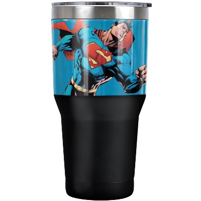 Superman Character Steel Tumbler 30oz Coffee Travel Mug