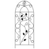 vidaXL Plant Rack Set of 3 Black Iron Medium Decorative Inlays - 3 of 4