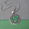 Harry Potter Womens Silver Plated Slytherin House Pendant, 16 + 2'' - 4 of 4
