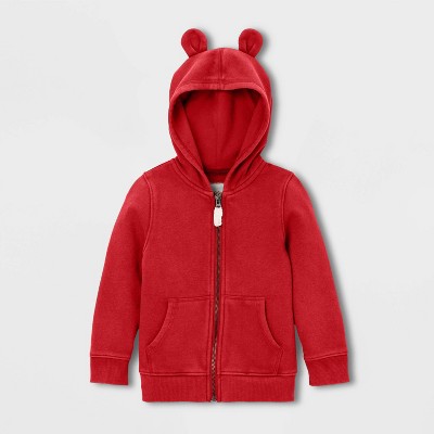 red zip up hoodie target