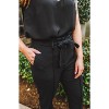 Women's Tegan Paperbag Trousers - BLACK TAPE - 2 of 3