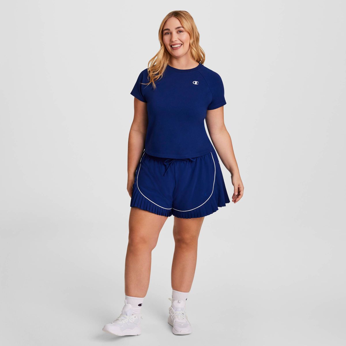 Champion Women's Iconic Essentials Raglan Short Sleeve Baby T-Shirt - thumbnail 8