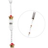 Crystal Lane DIY 7" Glass & Metal Designer Holiday Christmas Bead Strand Three Wise Men Stack - 4 of 4