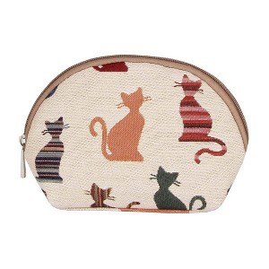 Signare USA Cheeky Cat Cosmetic Make Up Bag - 1 of 4