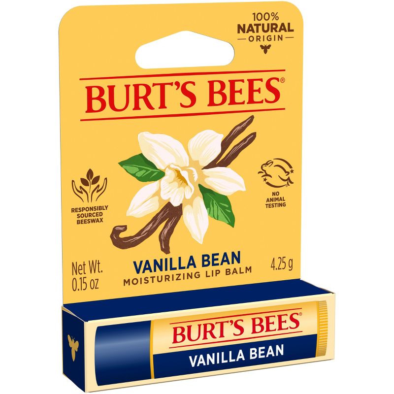 Burt&#39;s Bees Vanilla Bean Lip Balm Blister Box - 0.15oz, 6 of 17