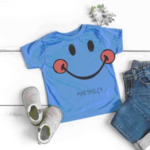 The Juniper Shop Mini Smiley Smile Outline Toddler Short Sleeve Tee - 1 of 4