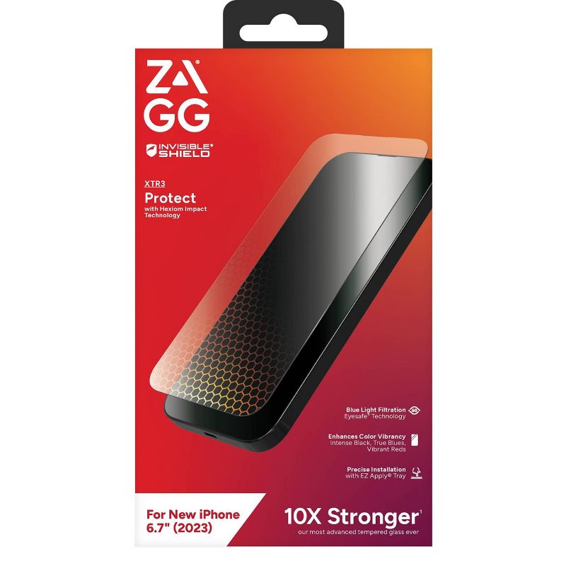 ZAGG Apple iPhone 15 Plus Glass XTR Screen Protector, 5 of 7