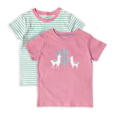 Mightly Girls Fair Trade Organic Cotton Girls Short Sleeve T-Shirt 2-pack