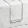 Pure Collection by Ross-Simons 0.25 ct. t.w. Diamond Bar Necklace in Sterling Silver Size 16 - 3 of 4