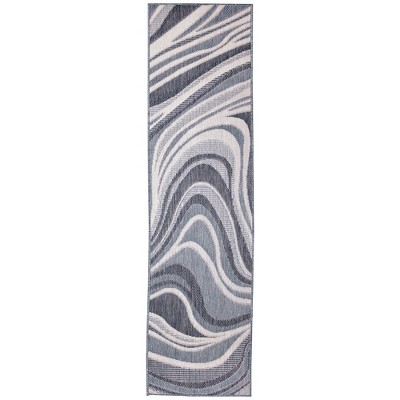 Liora Manne Malibu  Indoor/Outdoor Rug  Navy..