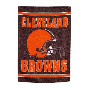 Evergreen Cleveland Browns House Flag 28 x 44 Inches Outdoor Decor for Homes and Gardens - 1 of 2
