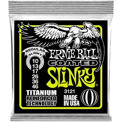 Ernie Ball 3121 Coated Titanium Slinky Electric Guitar Strings