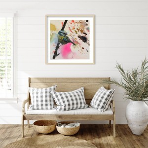 Amanti Art Blue Western Tanager by Daniel St Amant Wood Framed Wall Art Print - 1 of 4