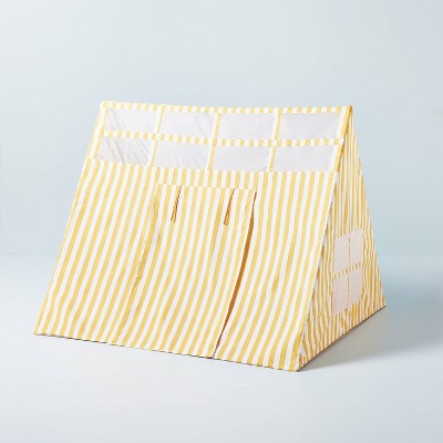 Image of Kids' Stargazing Play Tent - Gold/Cream Stripes - Hearth & Hand™ with Magnolia