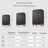 BEAFUP Hardshell Luggage Sets 4 Pieces 20"+24"+28" Luggages and Cosmetic Case Spinner Suitcase with TSA Lock Lightweight - 2 of 4