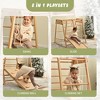 Kids Playground, with Slide and Play Table, 8-in-1 Slide Playset Rock Climbing Ladder with Rope Wall, Swing Rings, Monkey Bars and Swing for Gifts - 3 of 4