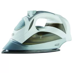 Brentwood Steam Iron With Retractable Cord - White