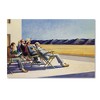 Trademark Fine Art -Edward Hopper 'People in Sun' Canvas Art - 2 of 3