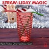 Chef Craft Flexible Plastic Christmas Colors Drinking Straws, 100 pack Green and Red - 2 of 4