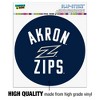University of Akron Zips Logo Automotive Car Window Locker Circle Bumper Sticker - 3 of 4