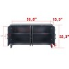NicBex 59.8 Inch 4-Door Lacquered Accent Storage Cabinet with Adjustable Shelves for Living Room,Kitchen,Hallway - 3 of 4