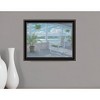 HomeRoots Coastal Porch Black Framed Print Wall Art - 2 of 3