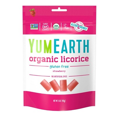 YumEarth Organic Gluten Free Strawberry Licorice - 20oz
