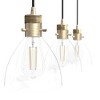Hunter 6" Van Nuys Ceiling Light Alturas Gold Finish - 3-Bulb Dimmable Linear Cluster Fixture for Indoor Spaces - 4 of 4