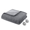 Sapphtopaz Twin Size Heated Blanket, Faux Feathersoft Throw Blanket for Bed, 62"W x 84" Plush Reversible Blanket with 10 Heat Settings, Fleece Blanket - 4 of 4