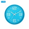 Unique Bargains Decorative Silent Non-Ticking Sweep Movement 3D Numbers Wall Clock 12 Inch - 3 of 4