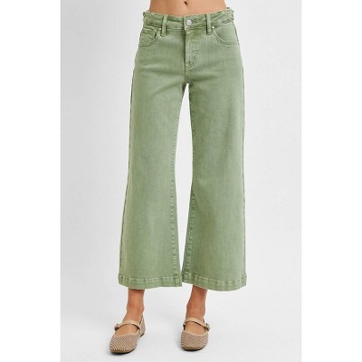Women's Crop Adjustable Waist Pants - RISEN