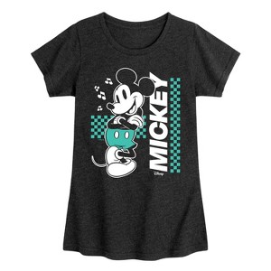 Girls' - Disney - Mickey & Friends Fitted Short Sleeve Graphic T-Shirt - 1 of 4