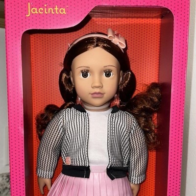 Our Generation Jacinta 18 Fashion Doll With Pink Skirt & Sweater : Target